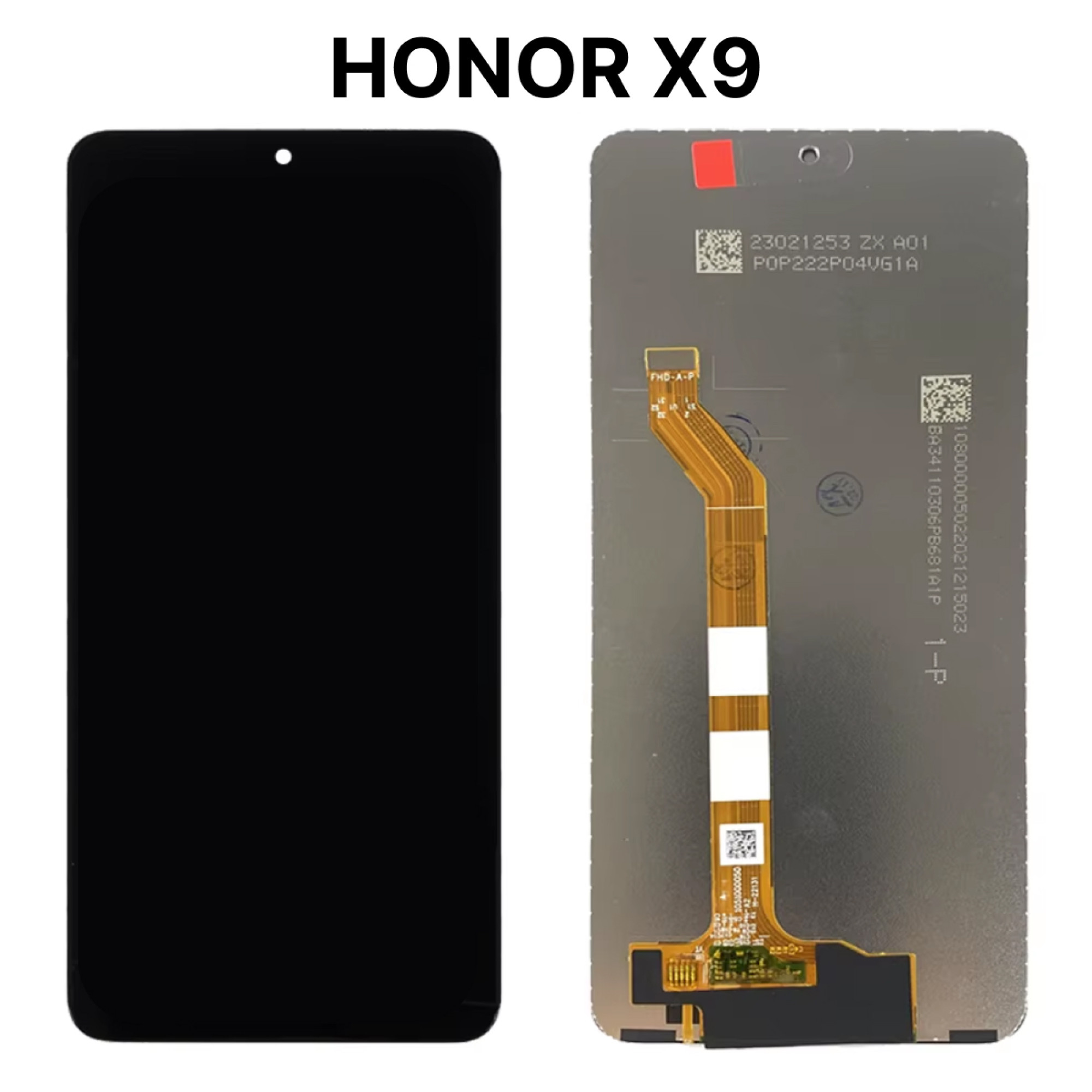 Дисплей (экран) для Huawei Honor X9 c тачскрином, черный - фото