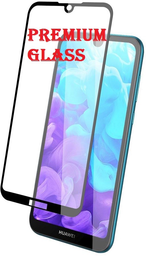 Защитное стекло для Huawei Y9s (Premium Glass) с полной проклейкой (Full Screen), черное