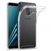Силиконовый чехол для Samsung Galaxy A6 Plus (2018) Experts Lux, прозрачный - фото