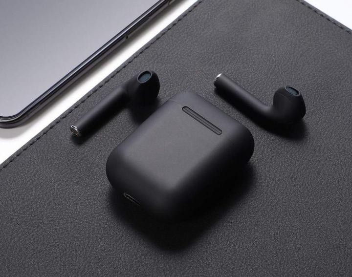 Беспроводные наушники i12 TWS (inPods i12) Bluetooth 5.0, черные - фото4