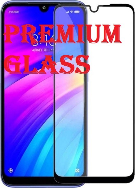 Защитное стекло для Xiaomi Redmi 8 (Premium Glass) с полной проклейкой (Full Screen), черное