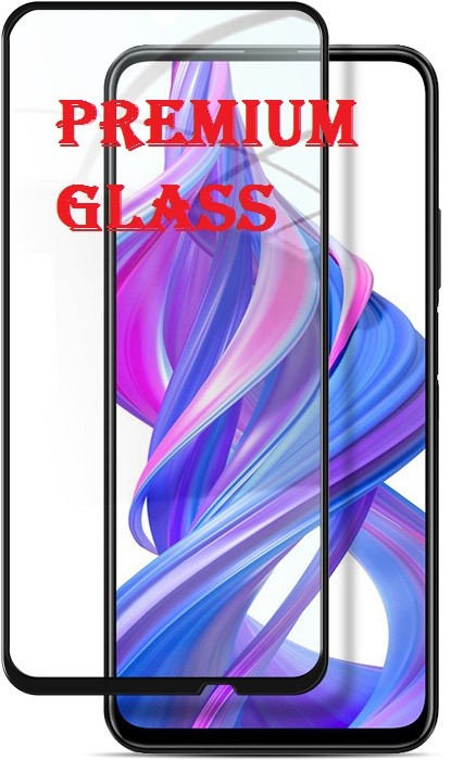 Защитное стекло для Huawei Honor 9X (Premium Glass) с полной проклейкой (Full Screen), черное