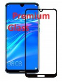 Защитное стекло для Huawei Y6s 2019 (Premium Glass) с полной проклейкой (Full Screen), черное - фото
