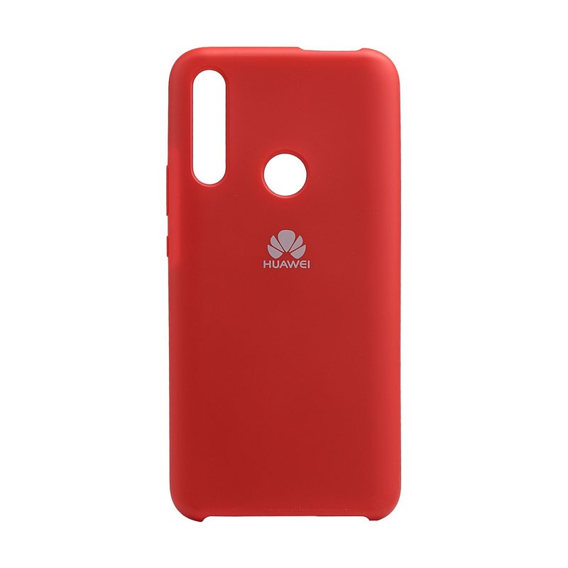 Силиконовый чехол для Huawei Honor 9X Pro "SOFT-TOUCH" (бампер) с открытым низом, темно-красный