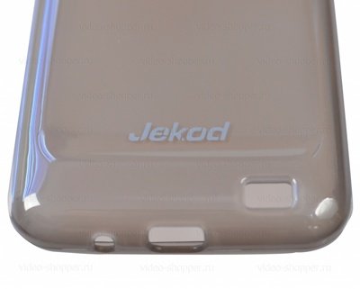 Чехол для Huawei Ascend G6 силикон Jekod с пленкой, черный - фото