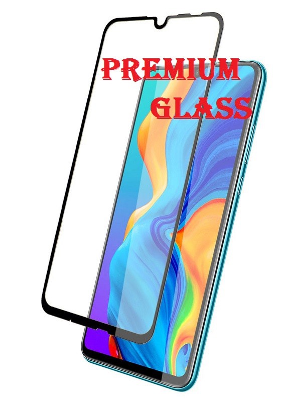 Защитное стекло для Huawei P30 Lite (Premium Glass) с полной проклейкой (Full Screen), черное