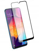 Защитное стекло для Samsung Galaxy A31 с полной проклейкой (Full Screen), черное - фото
