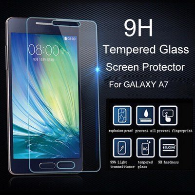Защитное стекло для Samsung Galaxy A7 (A700) (противоударное) - фото