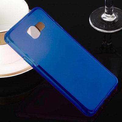 Чехол для Samsung Galaxy A7 2016 (A710F) матовый силикон Experts TPU Case, синий - фото