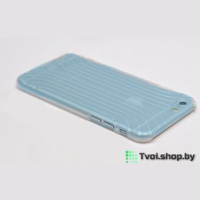 Чехол для iPhone 6/ 6s накладка Baseus для iPhone 6/ 6s 3D пластик, голубый - фото2