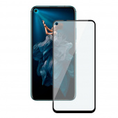 Защитное стекло для Huawei Honor 20 с полной проклейкой (Full Screen), черное - фото