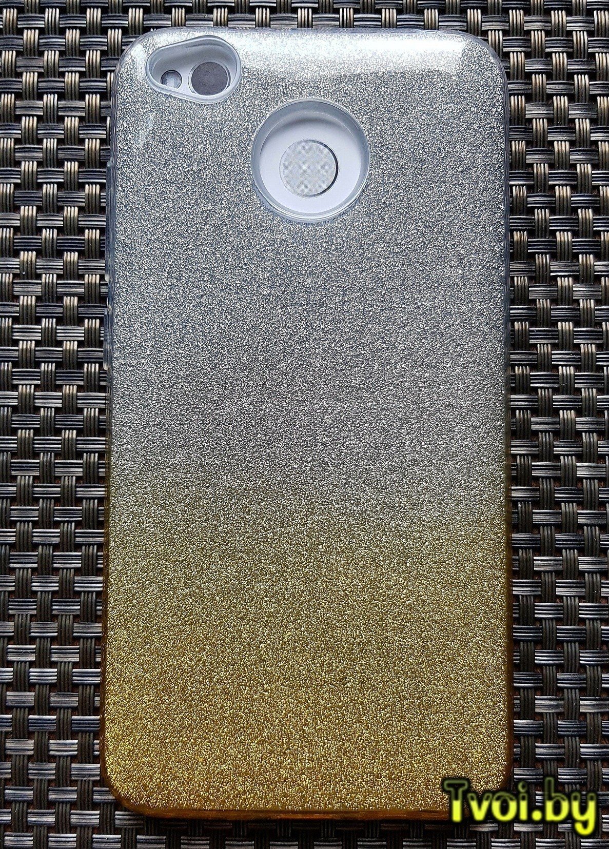 Чехол для Xiaomi Redmi 4x накладка Fashion (3 в 1), золотой