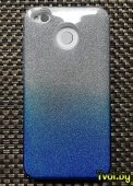 Чехол для Xiaomi Redmi 4x накладка Fashion (3 в 1), синий - фото