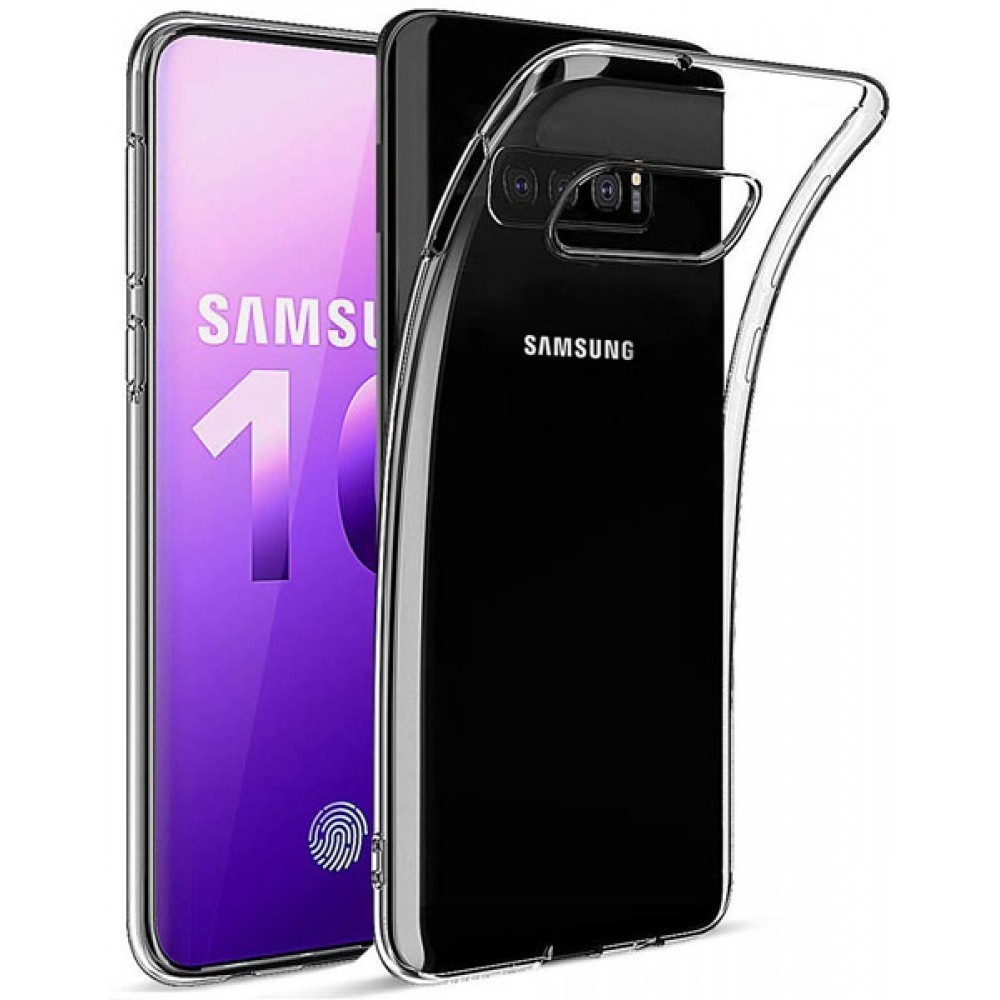 Силиконовый чехол для Samsung Galaxy S10 Experts Lux, прозрачный