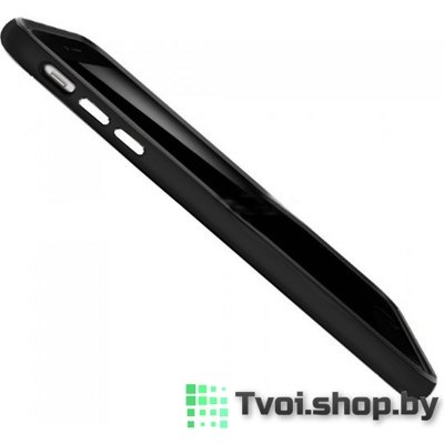 Чехол для iPhone 6/ 6s накладка SGP (2 в 1), черный с черным бампером - фото2