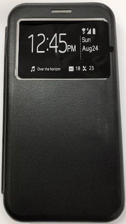 Чехол-книжка с окошком для Huawei P10 Experts Winshell, черный - фото