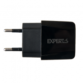 Сетевое зарядное устройство EXPERTS TCU-25 на 2 USB (2.1A), черное - фото