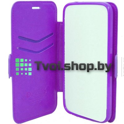 Чехол для Huawei Ascend G630 книга Experts Slim Book Case LS, фиолетовый - фото