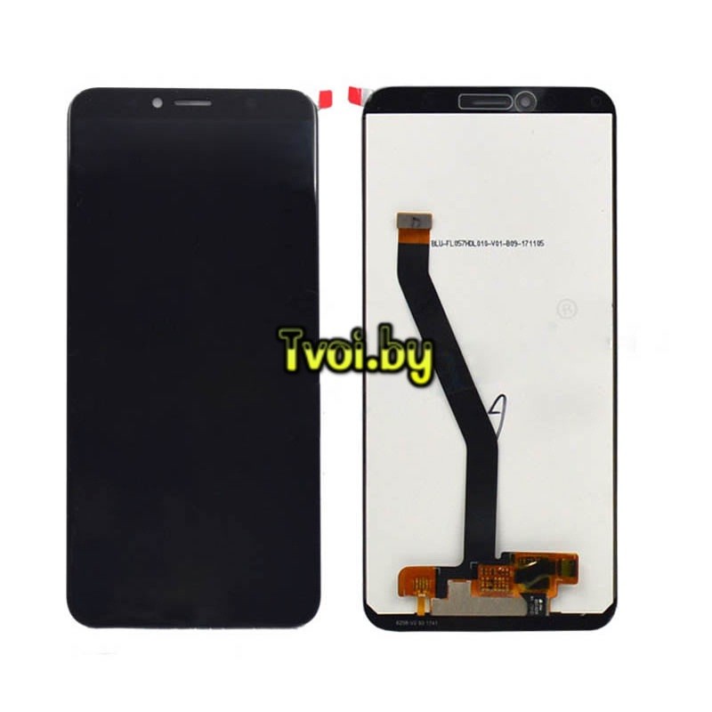 Дисплей (экран) для Huawei Honor 7a Pro (AUM-L29) с тачскрином, (black) - фото