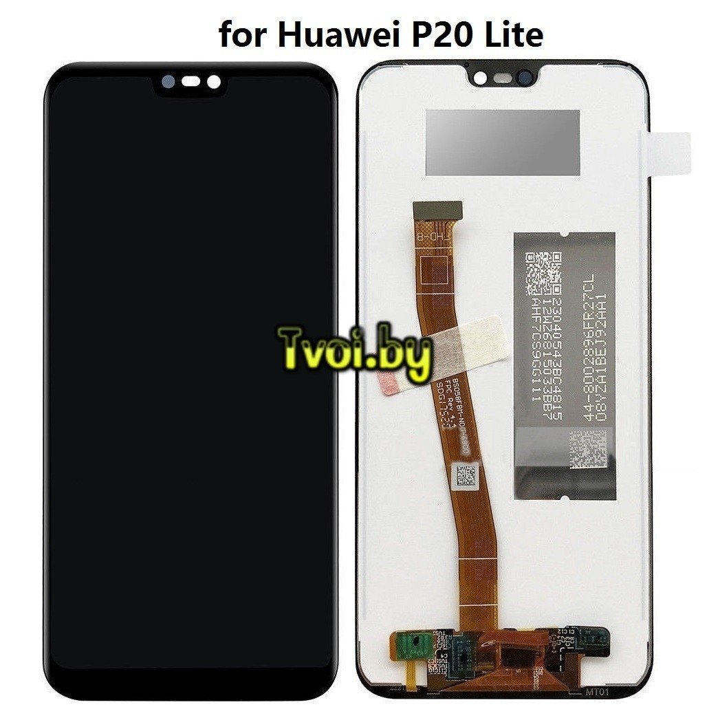 Дисплей (экран) для Huawei P20 Lite (ANE-LX1) с тачскрином, (black)