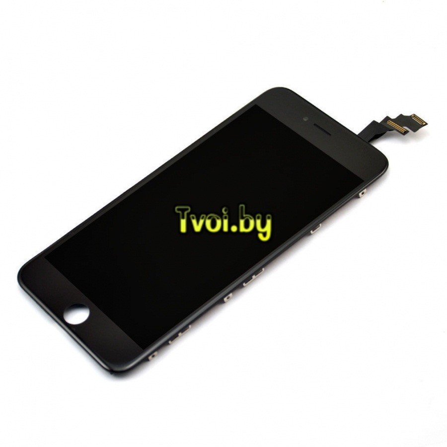 Дисплей (экран) для Apple iPhone 6 (с тачскрином и рамкой) аналог, black - фото