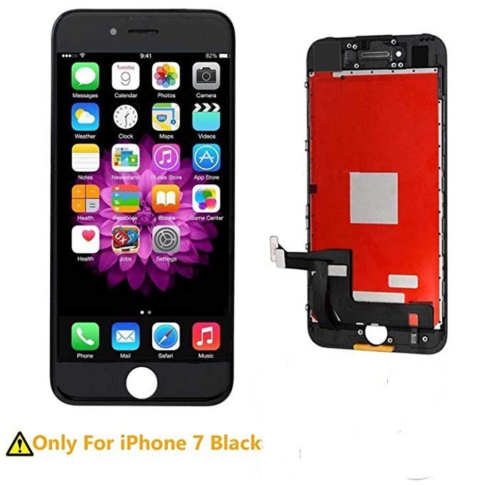 Дисплей (экран) для Apple iPhone 7 (с тачскрином и рамкой) аналог, black - фото3