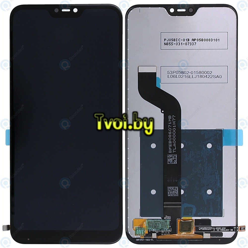 Дисплей (экран) для Xiaomi Mi A2 Lite c тачскрином, (black) - фото