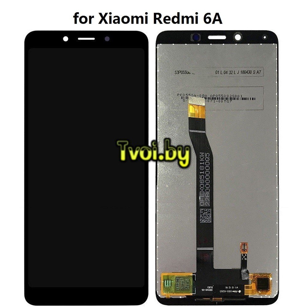 Дисплей (экран) для Xiaomi Redmi 6a c тачскрином, (black)