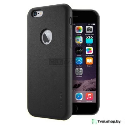 Чехол для iPhone 6/ 6s накладка G-case, черный - фото