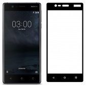 Защитное стекло для Nokia 3 Full Screen (Black) - фото