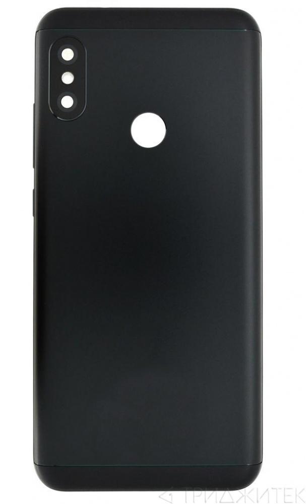 Задняя крышка для Xiaomi Mi A2 Lite, черная - фото