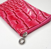 Универсальный чехол-сумка с молнией, розовый - фото