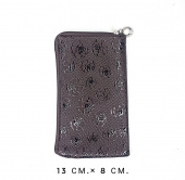Универсальный чехол-сумка с молнией, коричневый - фото