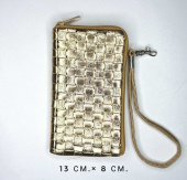 Универсальный чехол-сумка с молнией, золото - фото