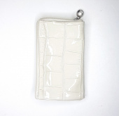 Универсальный чехол-сумка с молнией, белый - фото