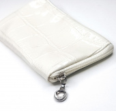 Универсальный чехол-сумка с молнией, белый - фото