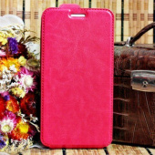 Чехол для Huawei Ascend Y300 (U8833) блокнот Experts Slim Flip Case, розовый - фото