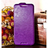 Чехол для Huawei Ascend Y300 (U8833) блокнот Experts Slim Flip Case, фиолетовый - фото