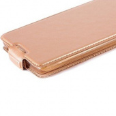 Чехол для Huawei Ascend G610 блокнот Experts Slim Flip Case LS, золотой - фото