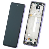 Дисплей (экран) для Samsung Galaxy A52 (A525) Original 100% с тачскрином (с рамкой), violet - фото