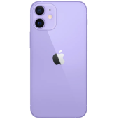 Задняя крышка для Apple iPhone 12 mini (широкое отверстие под камеру), фиолетовая - фото