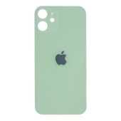 Задняя крышка для Apple iPhone 12 mini (широкое отверстие под камеру), зеленая - фото