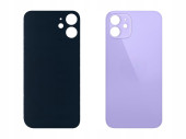 Задняя крышка для Apple iPhone 12 (широкое отверстие под камеру), фиолетовая - фото