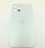 Задняя крышка для Apple iPhone 12 Pro (широкое отверстие под камеру), белая - фото