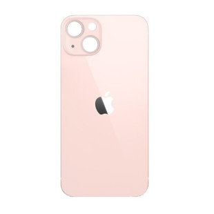 Задняя крышка для Apple iPhone 13 mini (широкое отверстие под камеру), розовая - фото