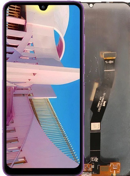 Дисплей (экран) для Huawei Y6p 2020 (MED-L29 MED-LX9) c тачскрином, черный - фото