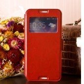 Чехол для Huawei Ascend Y6 книга с окошком Experts Slim Book Case LS, красный - фото