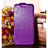 Чехол для HTC Desire 326g блокнот Experts Slim Flip Case, фиолетовый - фото