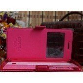 Чехол для Huawei Honor 4X книга с окошком Experts Slim Book Case LS, розовый - фото