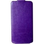 Чехол для LG L Fino (D290n) блокнот Experts Slim Flip Case, фиолетовый - фото